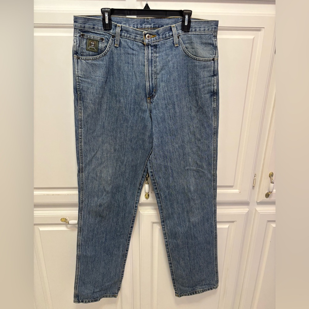 Cinch Green Label Original Rise Relax Thigh Knee Tapered Leg Jean Men Size 36X36
